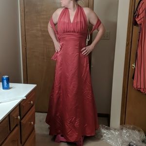 Satin Brides Maid Gown